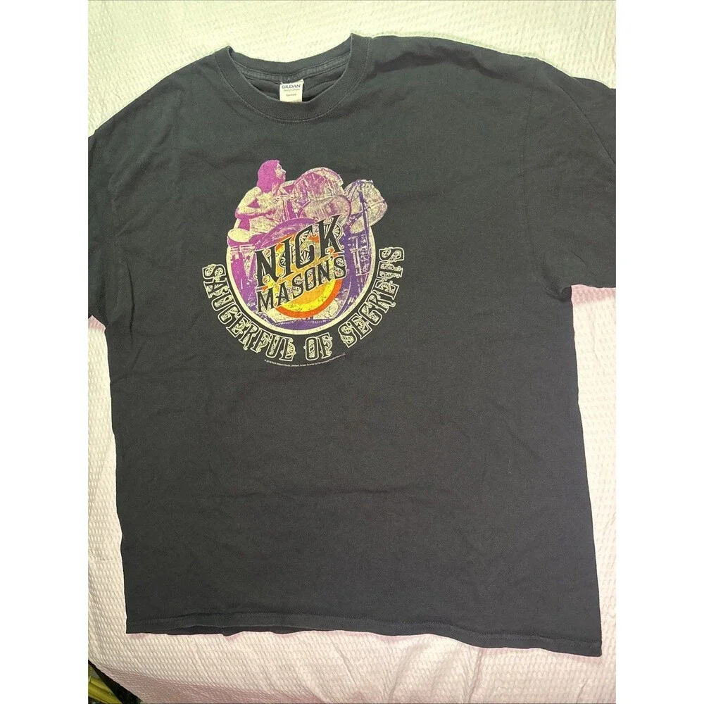 Nick Mason’s Saucerful of Secret T-Shirt Black Size XL 2018